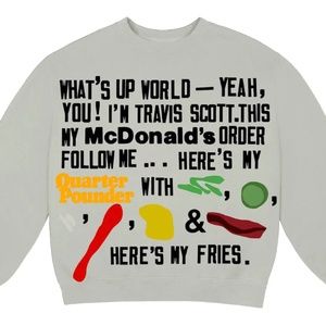 Travis Scott McDonalds Crewneck